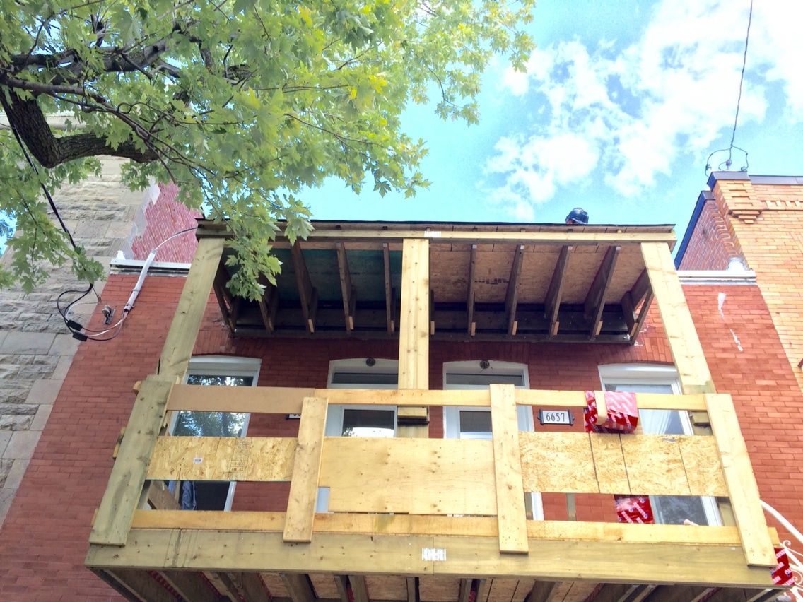 House Construction Exteriors from a Home extensions project near Montreal (Greater Montreal) by psb