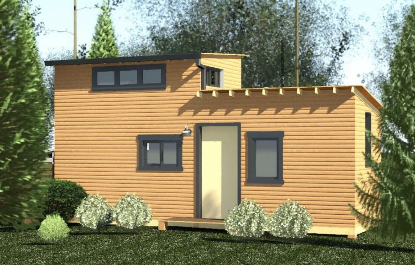 Renderizado en 3D de un proyecto de tipo Unidades de vivienda accesorias (ADU) cerca de Seattle - Tacoma - Olympia por OMARC Design