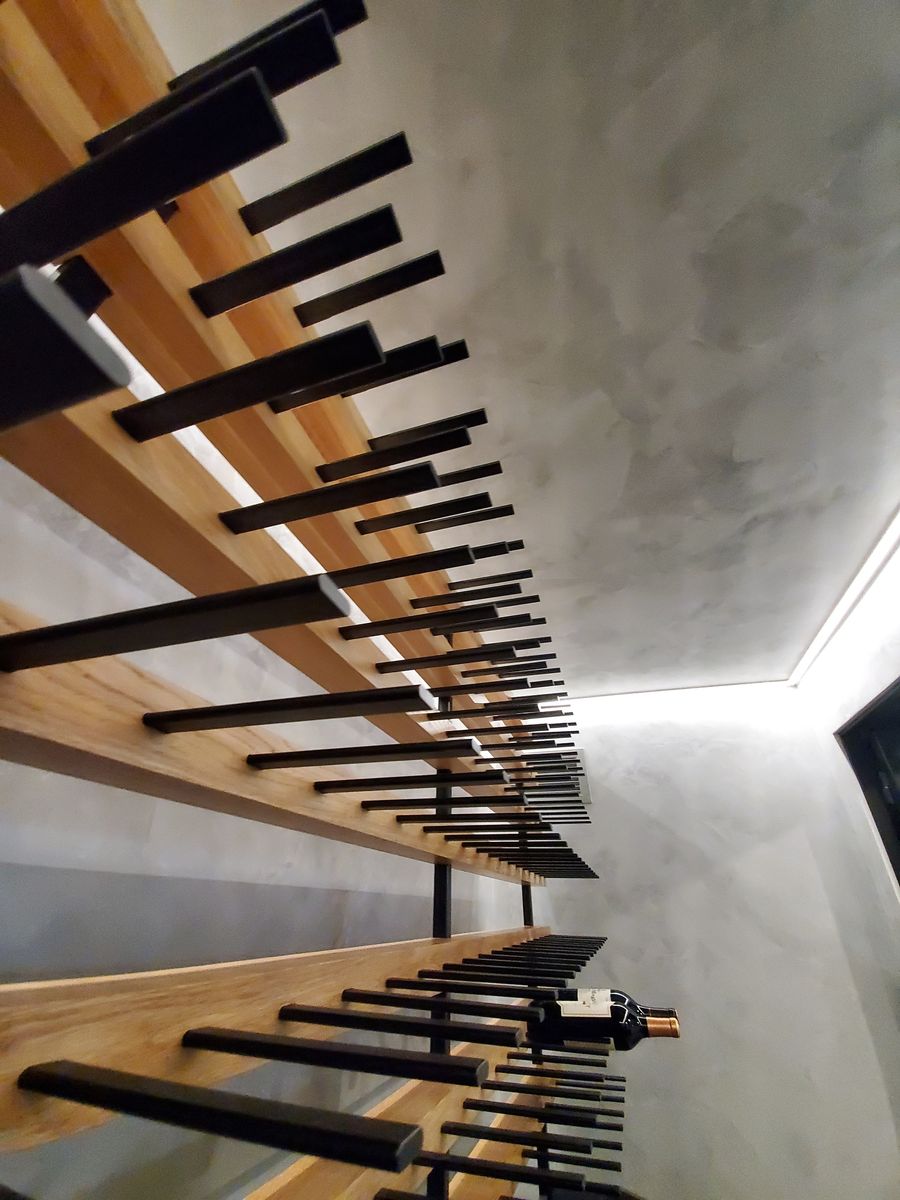 Wine Cellar & Bar from a Natural plasters project near Montreal (Greater Montreal) by Distribution Tockay inc.