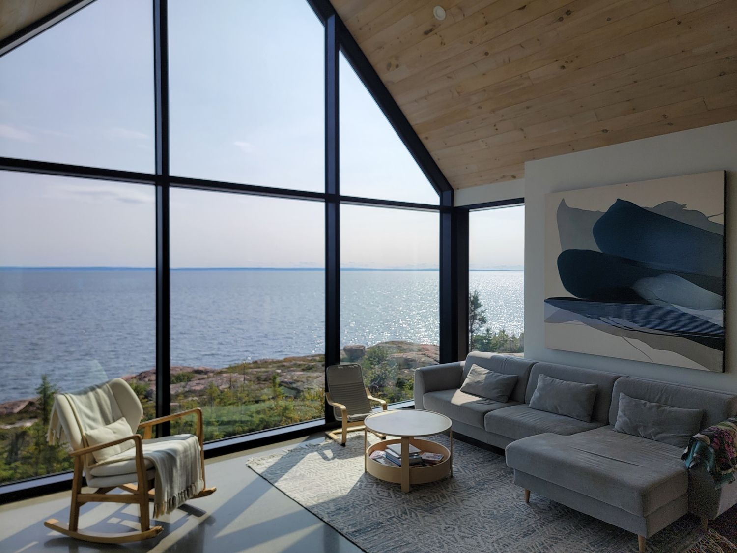 Living Room from a Single family homes project near Saguenay - Lac-Saint-Jean by Solutions Résidentielles
