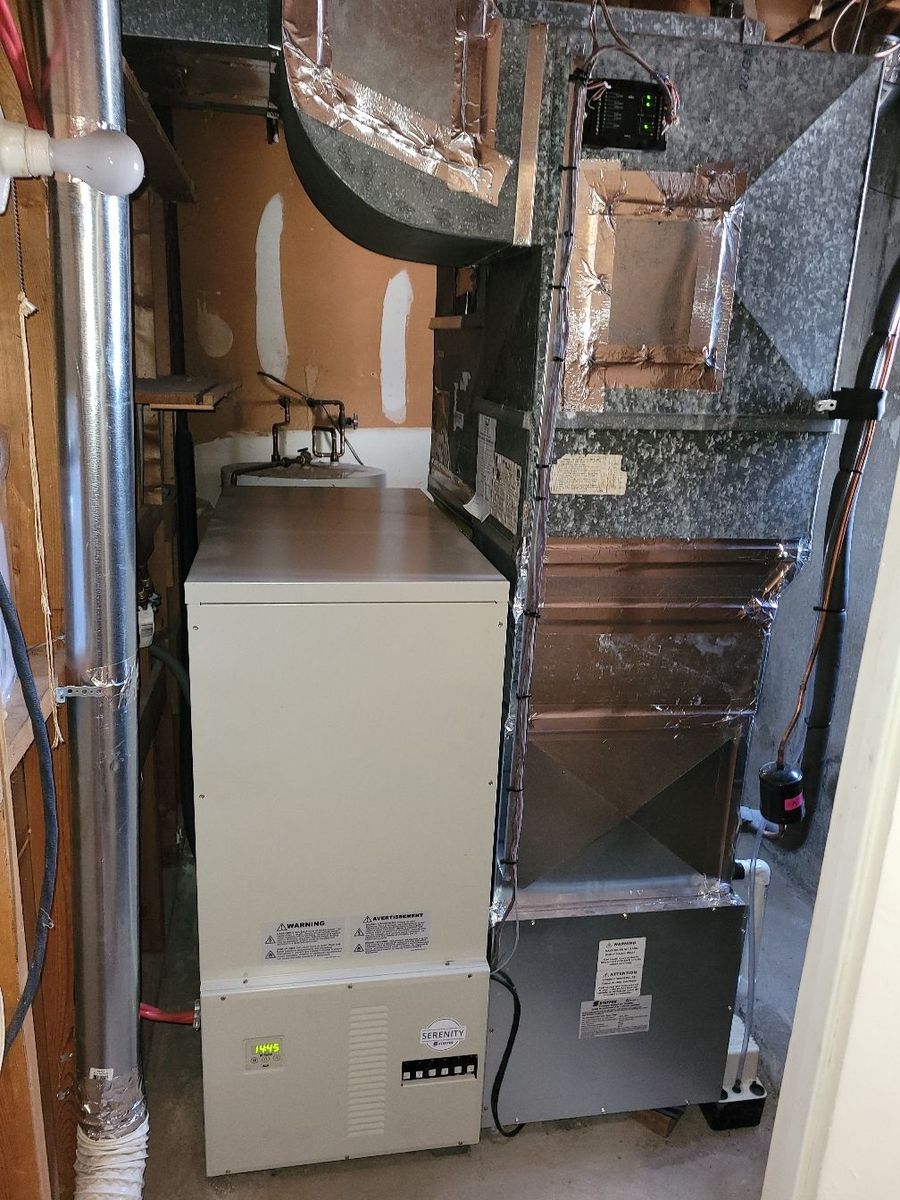 Building mechanicals from a Furnaces project near Montreal (Greater Montreal) by Climatisation GéoServices