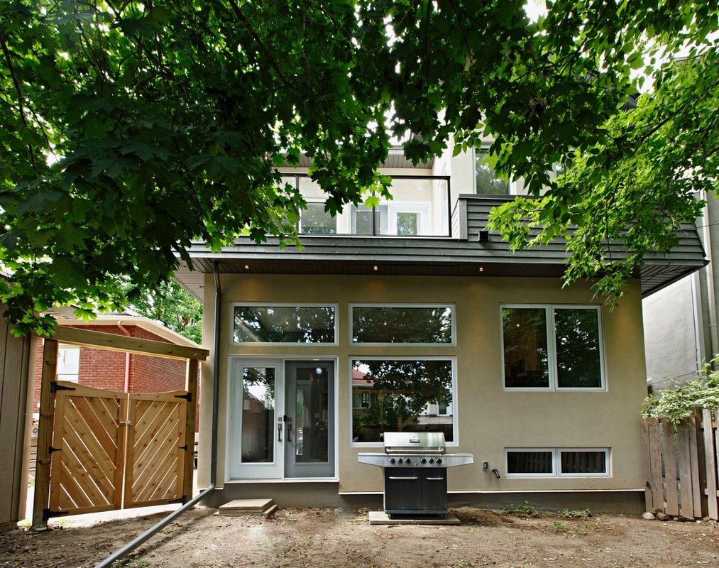 House Exterior from a Single family homes project near Ottawa by The Conscious Builder Inc.