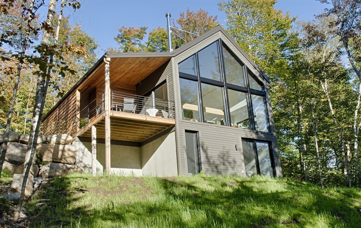 Façade avant d'un projet de Maisons unifamiliales près de Saint-Jérôme/Blainville (Laurentides) de Belvedair