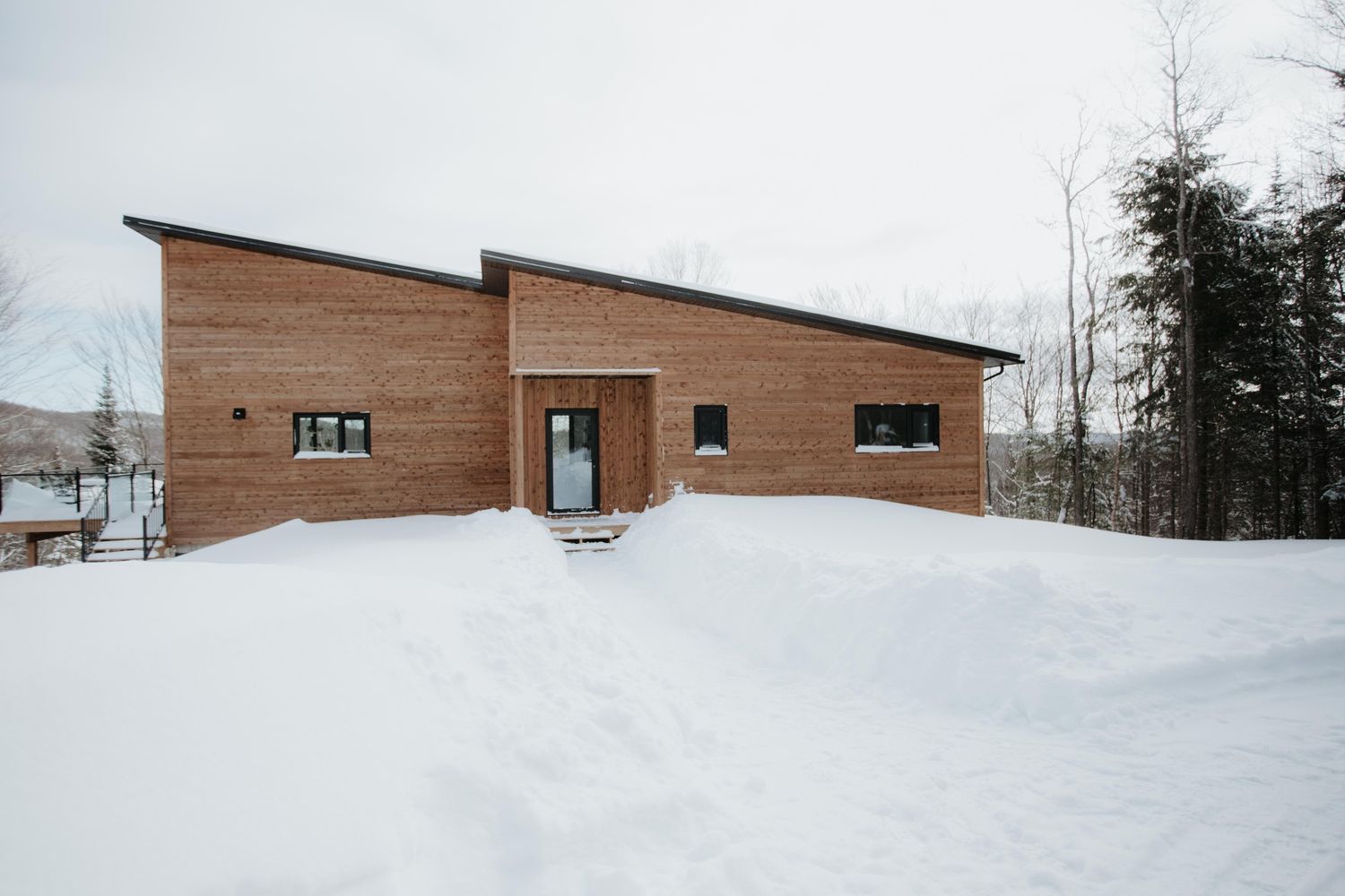 House Exterior from a Single family homes project near Saint-Jerome (Laurentides) by Toundra construction