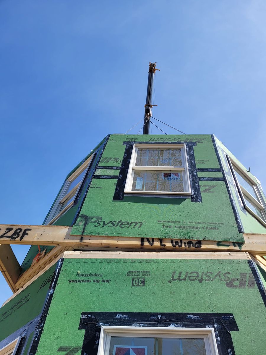 Wall Construction from a Prefab and Modular Houses project near Malone by Cedar Knolls
