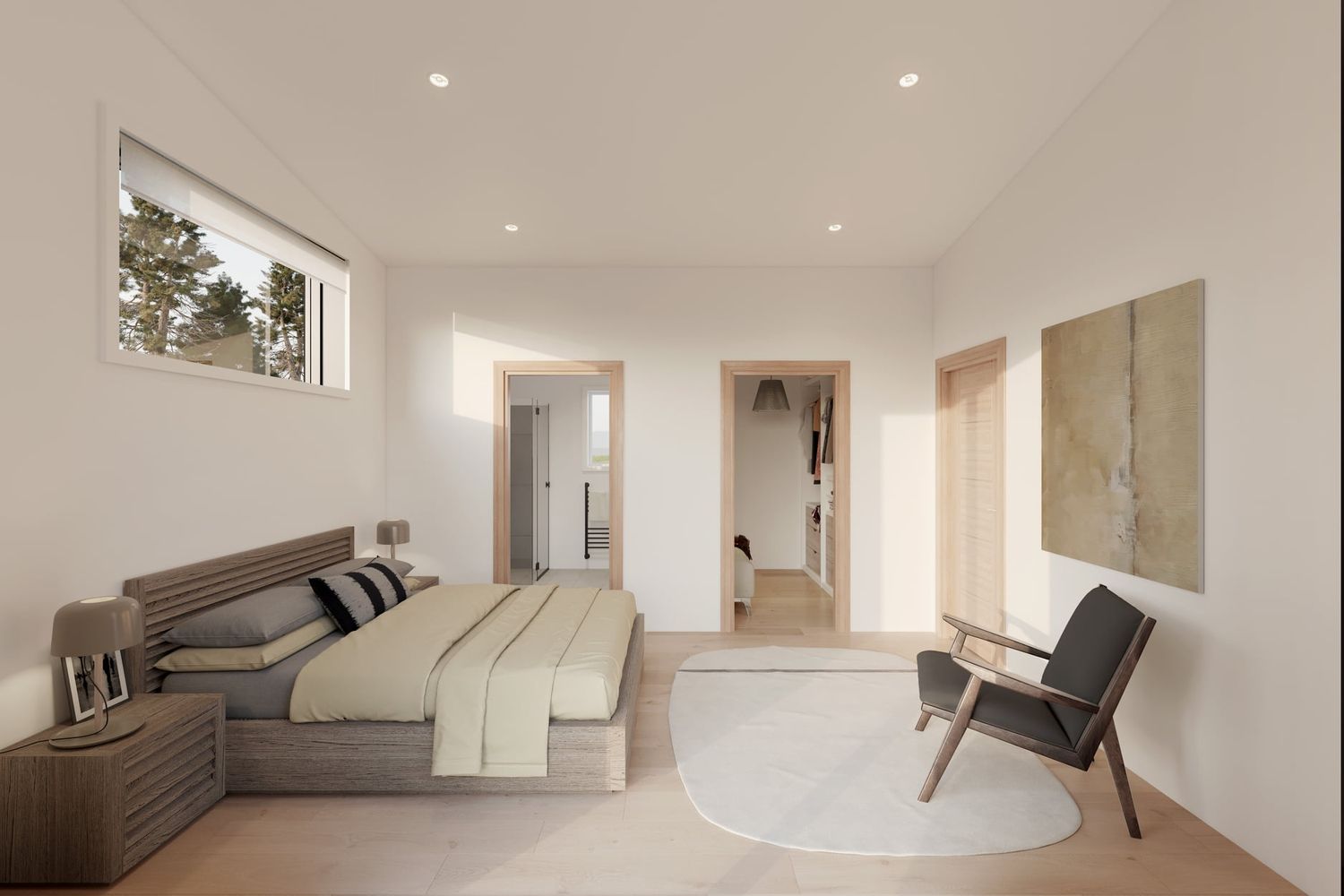 3D Rendering from a Prefab and Modular Houses project near Victoria by ORCA