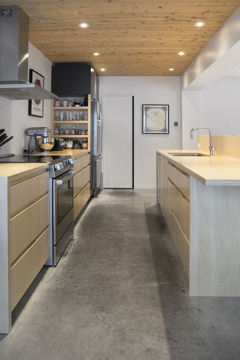 Kitchen from a Home extensions project near Montreal (Greater Montreal) by MOA