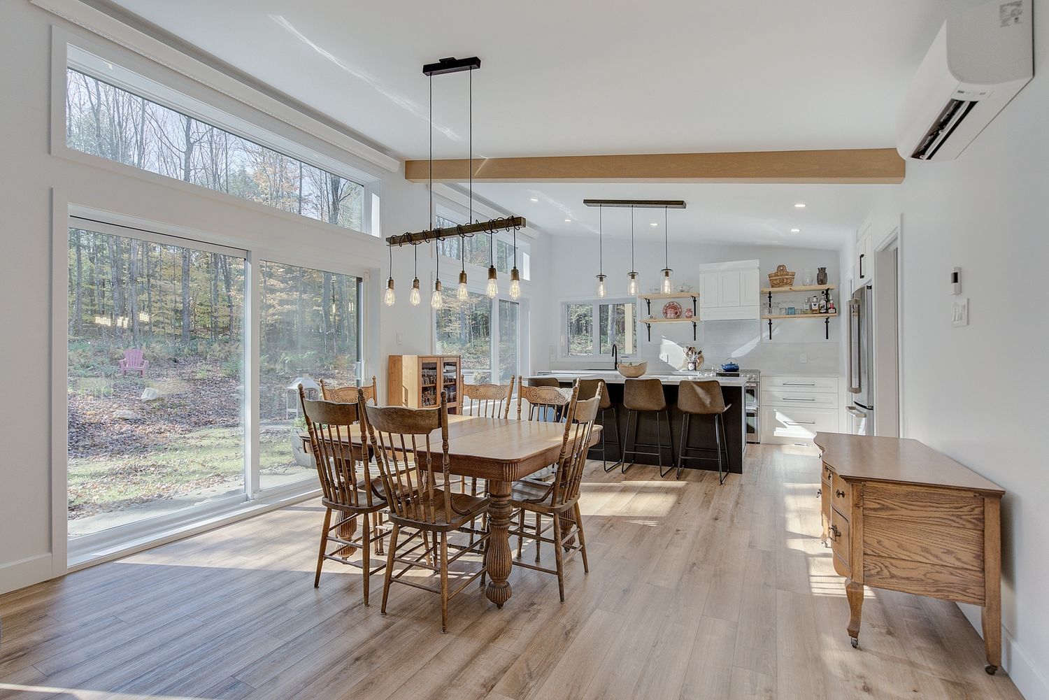 Dining Room from a Single family homes project near Granby - Bromont - Cowansville by Belvedair
