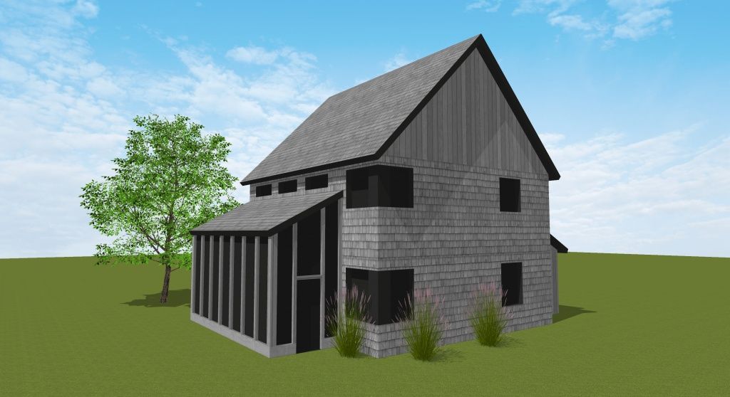 Rendu 3D d'un projet de Maisons unifamiliales près de Gaspésie/Îles-de-la-Madeleine de ALTE Coop