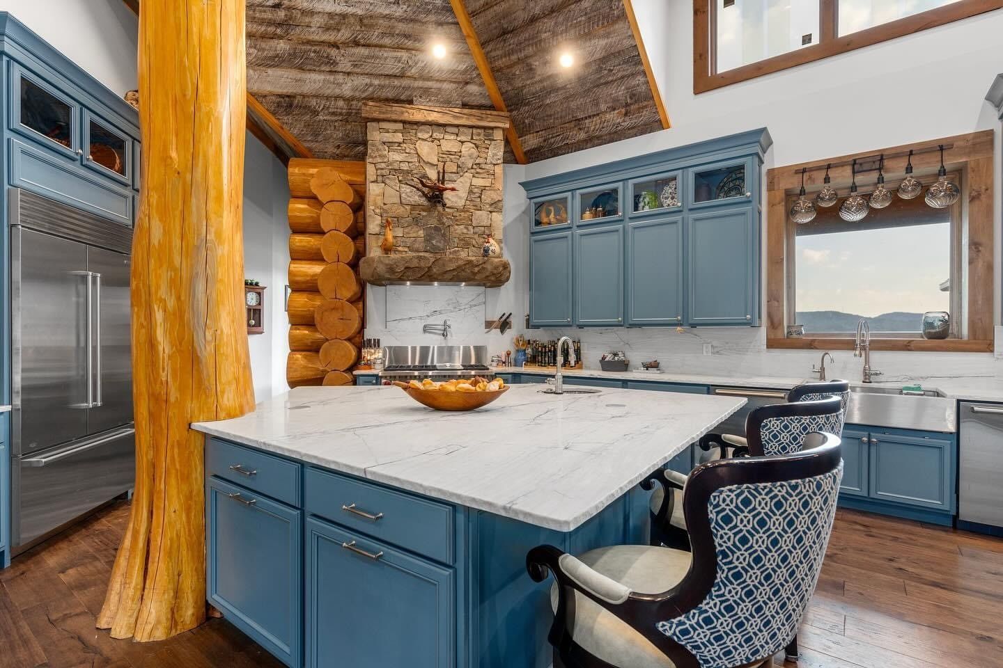  from a Single family homes project near Atlanta by Westlogs Handcrafted Log Homes
