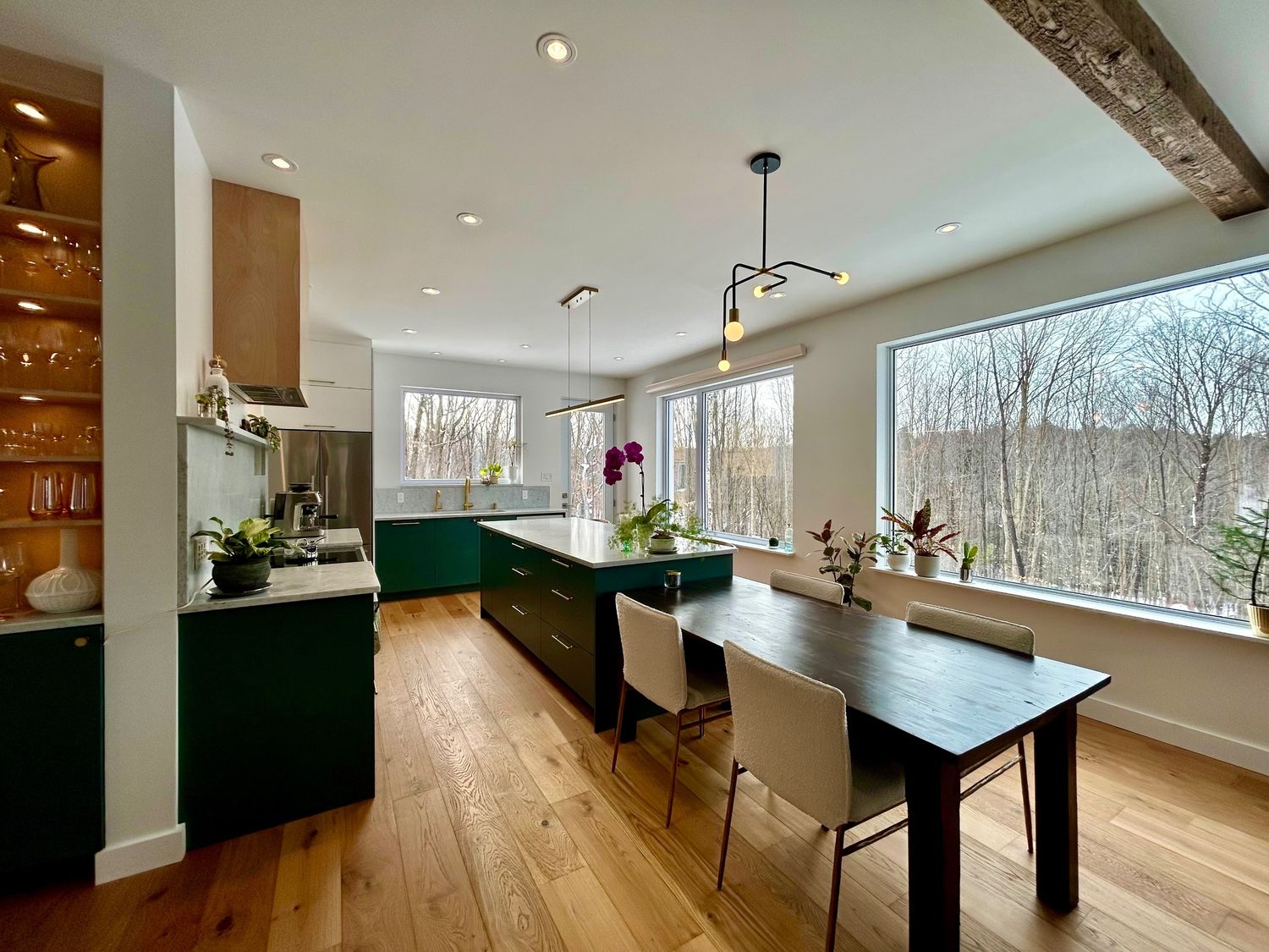 Cocina de un proyecto de tipo Viviendas unifamiliares cerca de Saint-Jérôme (Laurentides) por Toundra construction