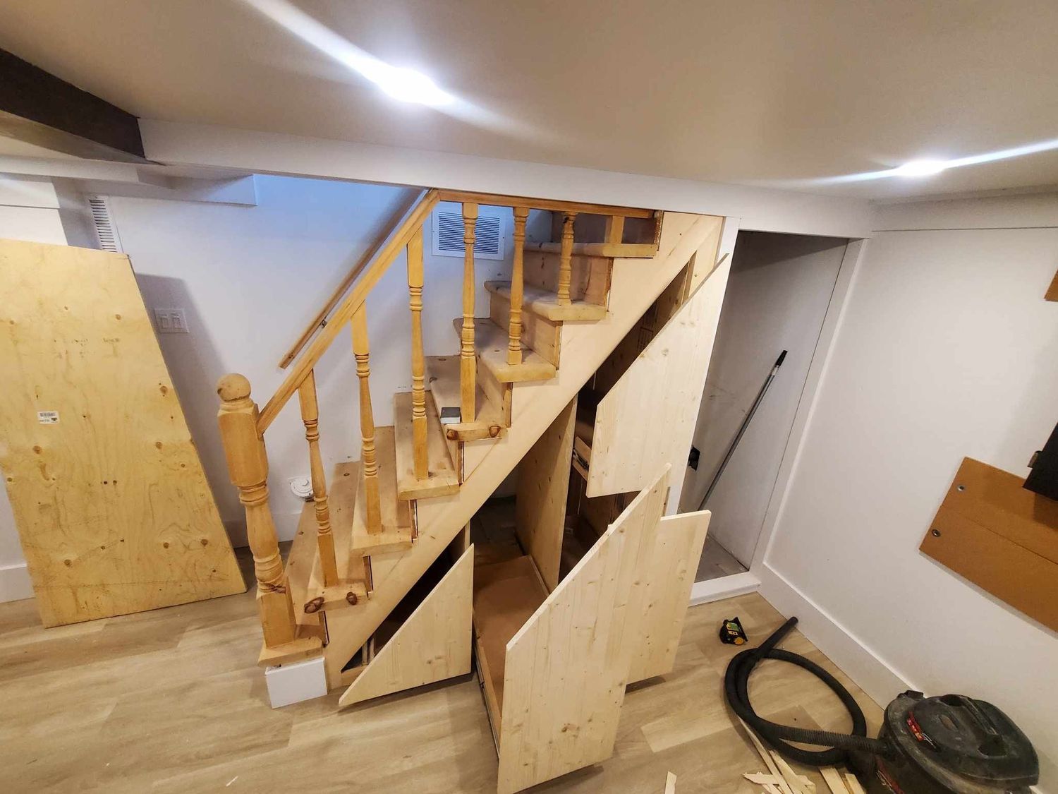 House Construction Interiors from a Single family homes project near Sherbrooke (Estrie) by Réno-Éco