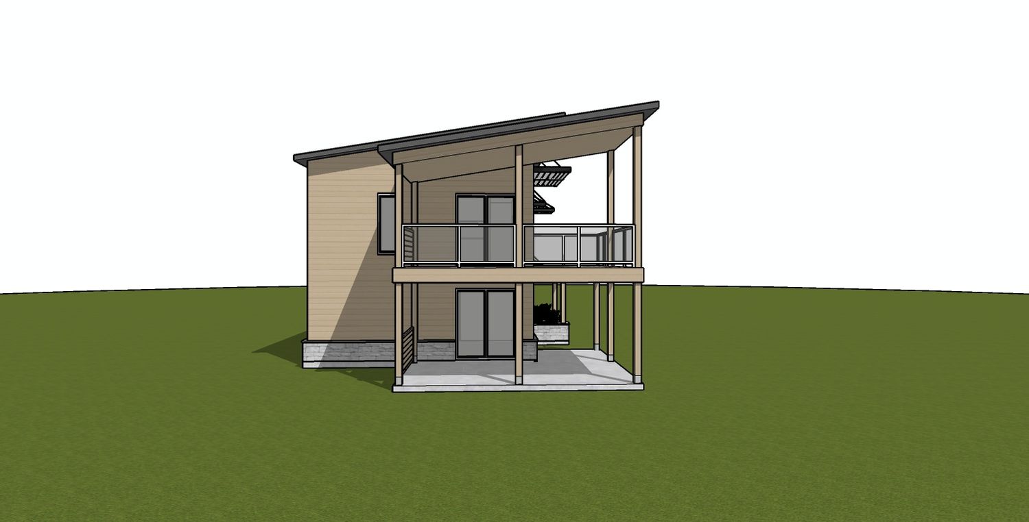 3D Rendering from a Single family homes project near Joliette (Lanaudière) by Plans É-Pur
