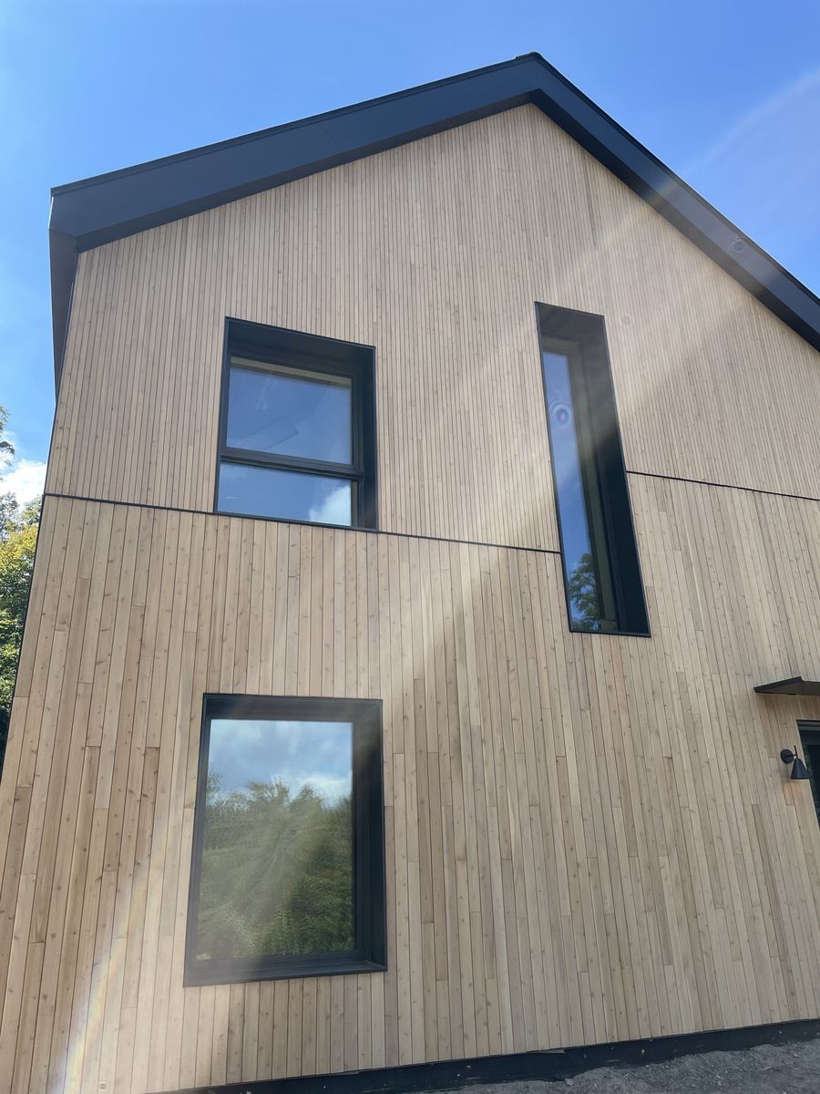 Exterior Finishes from a Single family homes project near Saint-Jerome (Laurentides) by psb