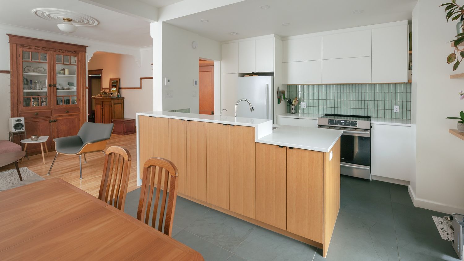 Kitchen from a Condos, apartments project near Montreal (Greater Montreal) by À l' Aube - Design Studio & Kitchen Specialist