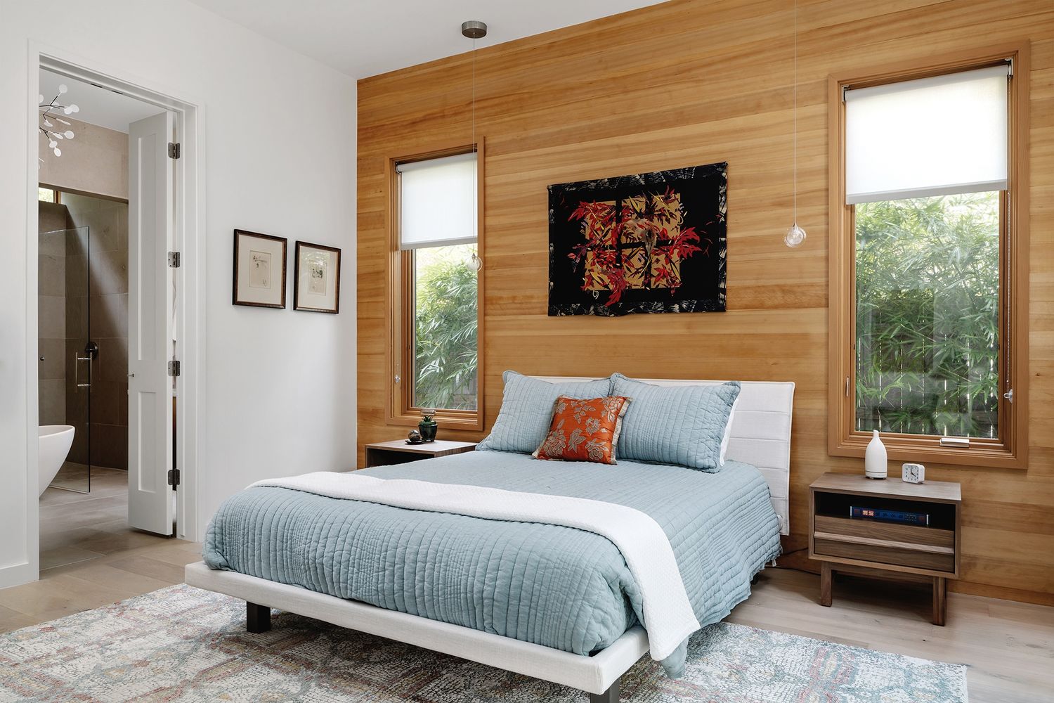 Bedroom from a Single family homes project near Austin by Clark Richardson Architects