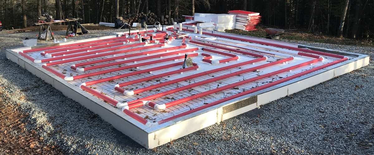 Building mechanicals from a Concrete slabs project near Montreal (Greater Montreal) by Legalett Canada Inc.