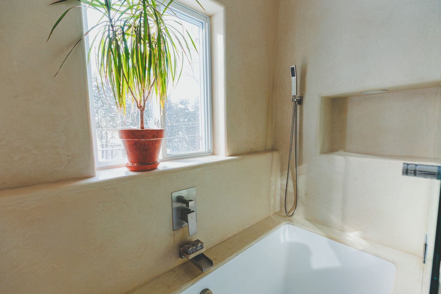 Salle de bain d'un projet de Finition à la chaux près de Granby/Bromont/Cowansville (Estrie) de Artcan