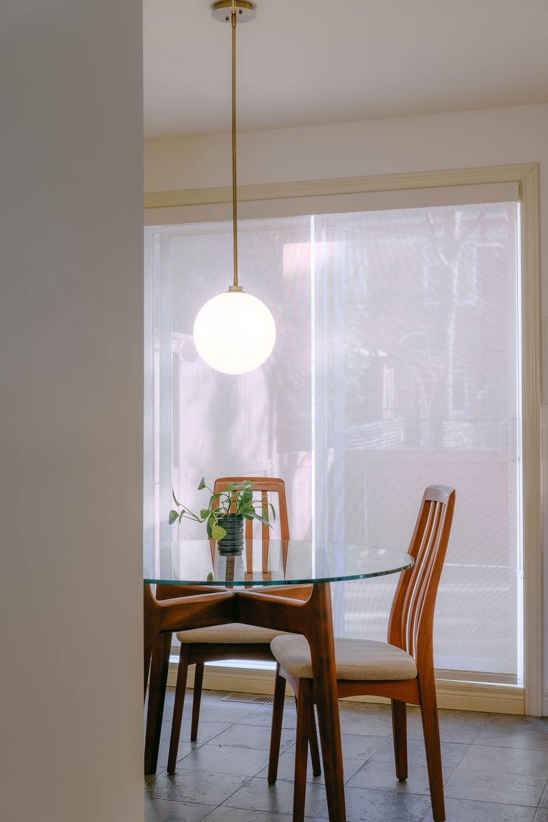 Dining Room from a Interior Design and Layout project near Montreal (Greater Montreal) by PASSÉ PRÉSENT DESIGN DURABLE