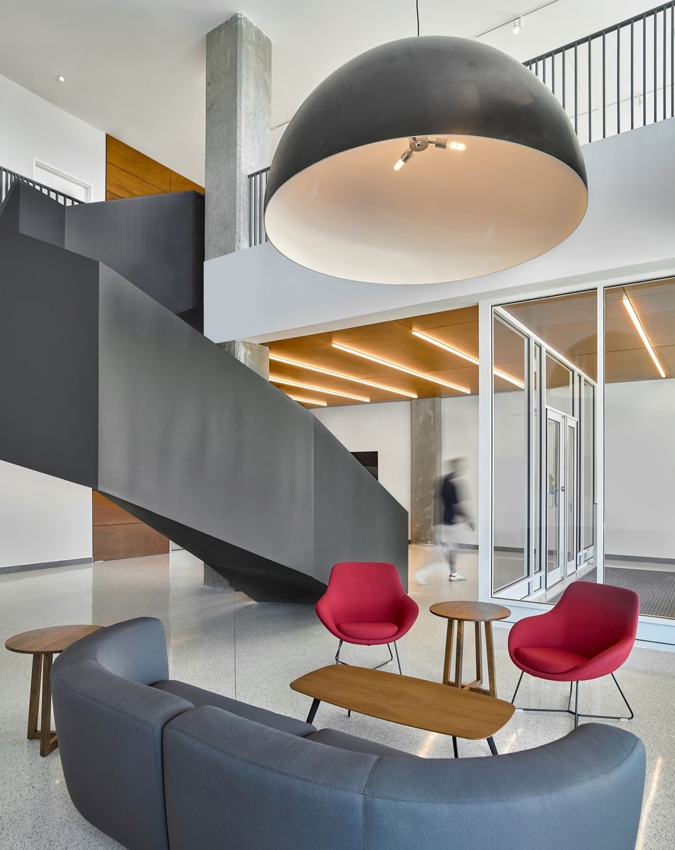 Living Room from a Multi-family and high-rise Buildings project near Kingston by Dubbeldam Architecture + Design