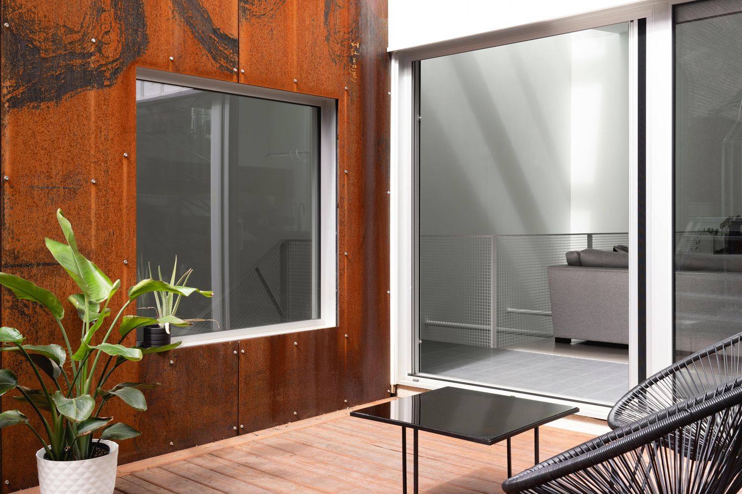 Rooftop Terrace from a Single family homes project near Montreal (Greater Montreal) by Paul Bernier Architecte