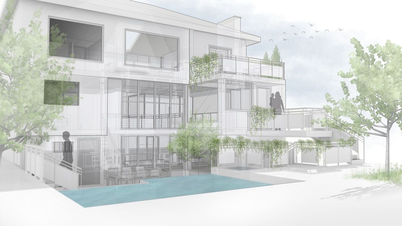 3D Rendering from a Second Floor Additions project near Montreal (Greater Montreal) by ExARCITÉ inc