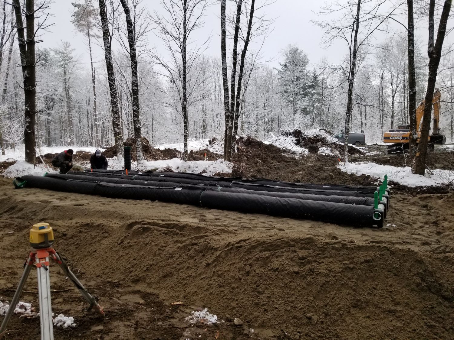 Terreno para construir e infraestructuras de un proyecto de tipo Tanques sépticos y campos de drenaje cerca de Sherbrooke (Estrie) por DBO Expert