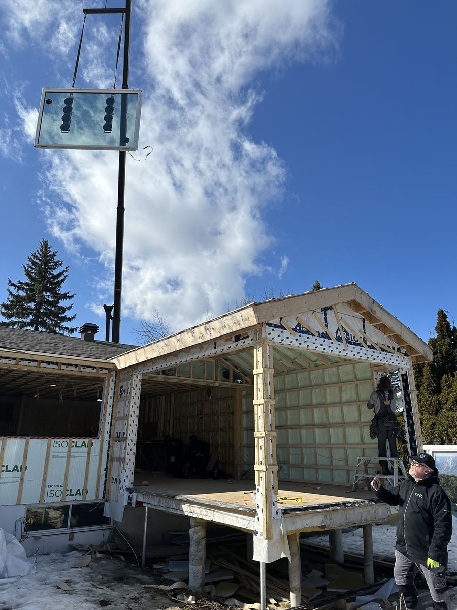 Travaux - Extérieur d'un projet de Maisons unifamiliales près de Montréal/Laval/Longueuil (Grand Montréal) de Retrofit Construction