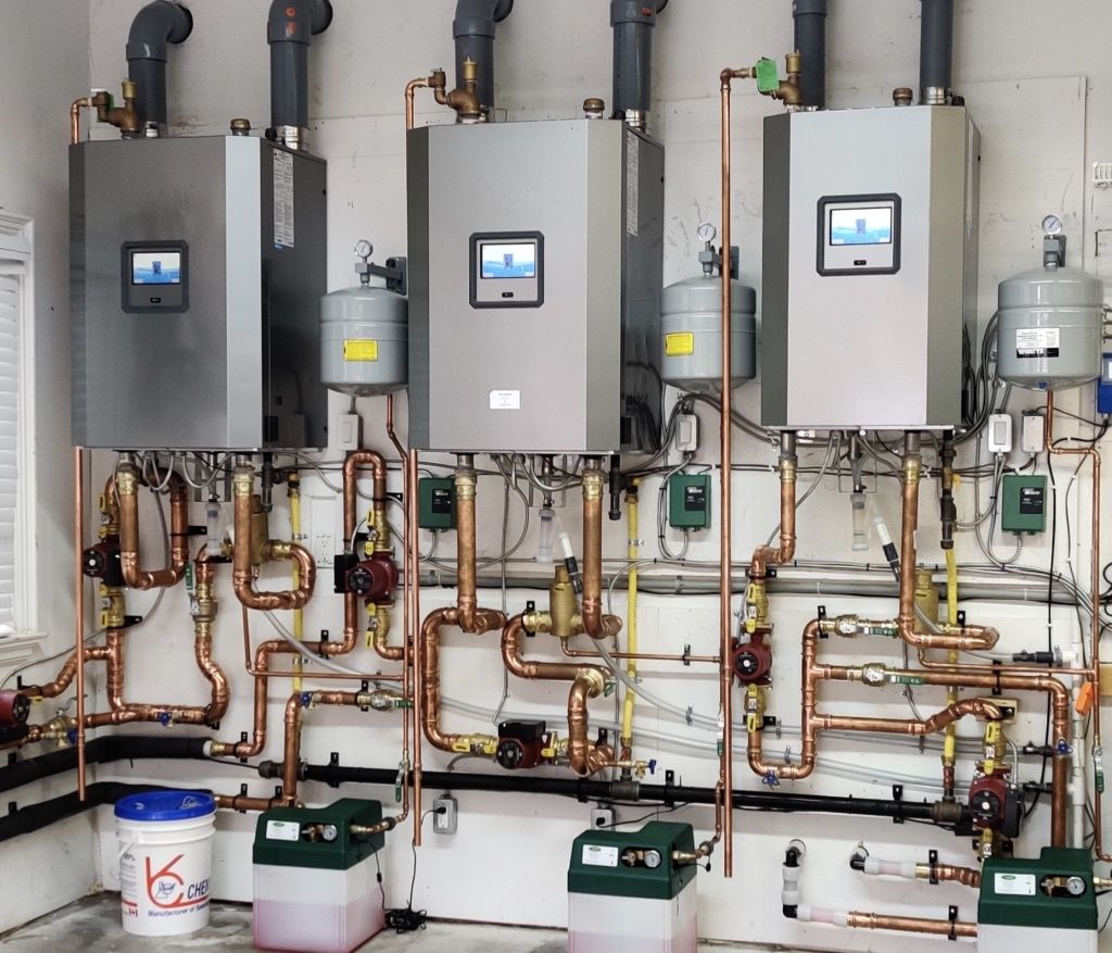 Building mechanicals from a Single family homes project near Toronto (Greater Toronto) by Quantum Geothermal Inc.