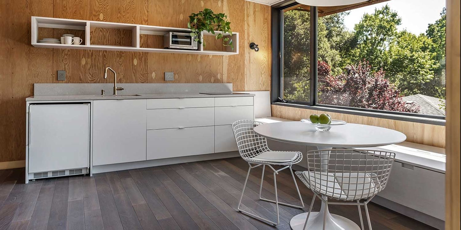 Cuisine d'un projet de Unités d'habitation accessoires (UHA) près de San Francisco Bay de Plant Prefab