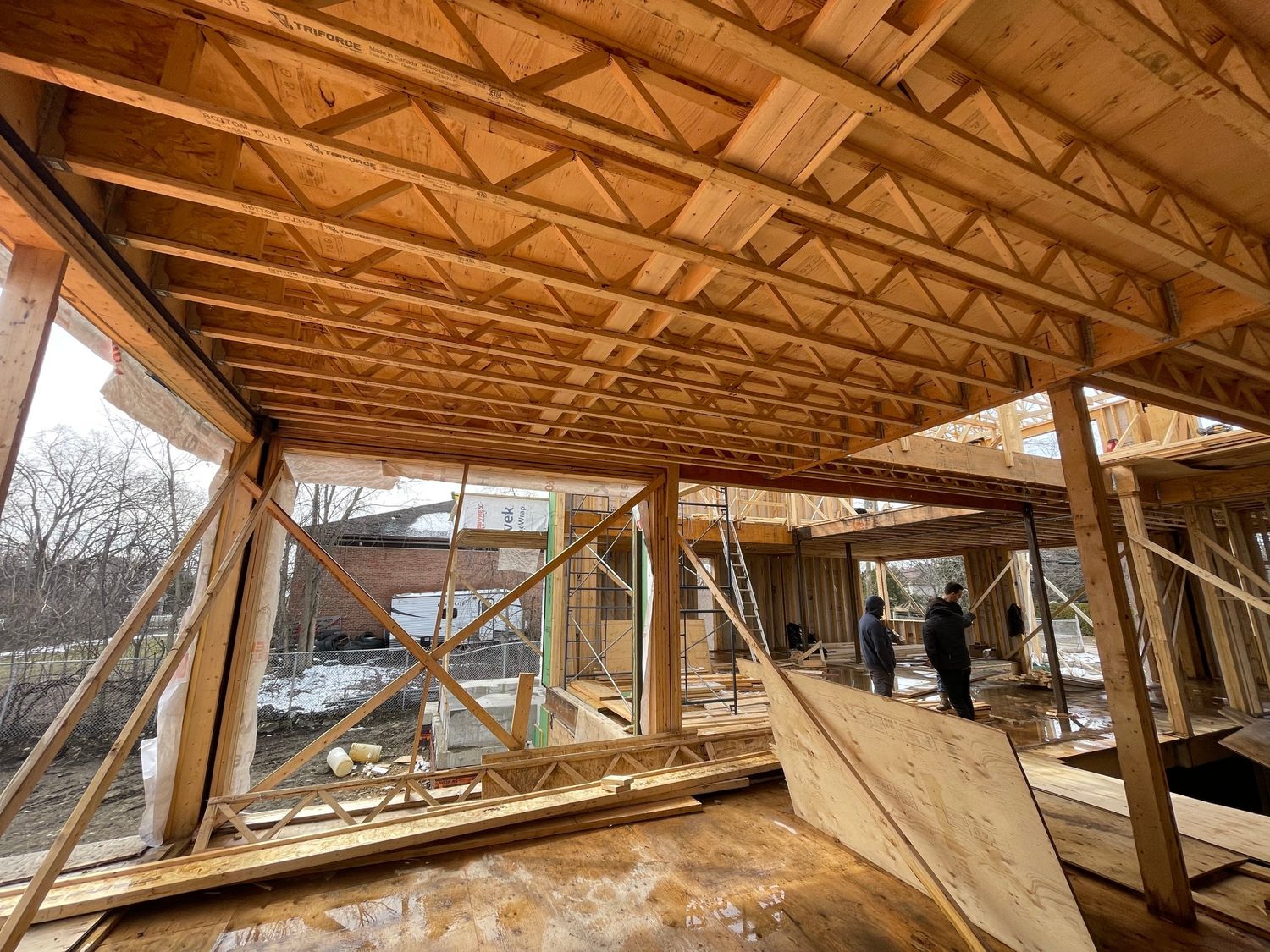 House Construction Interiors from a Single family homes project near Montreal (Greater Montreal) by BE3I Ingénieurs