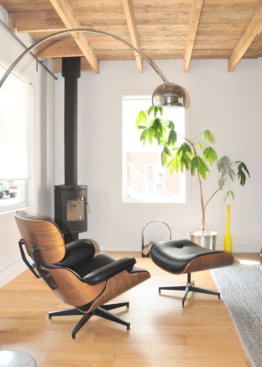 Sala de un proyecto de tipo Viviendas unifamiliares cerca de Ciudad de Quebec - Lévis por Julie Poisson architecte