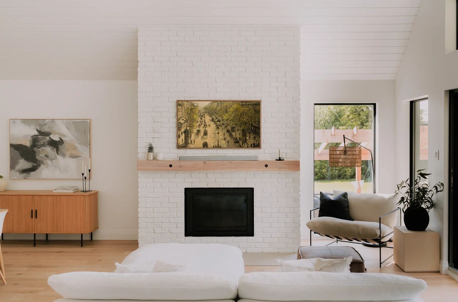 Living Room from a Single family homes project near Saint-Jerome (Laurentides) by Sarrazin Construction