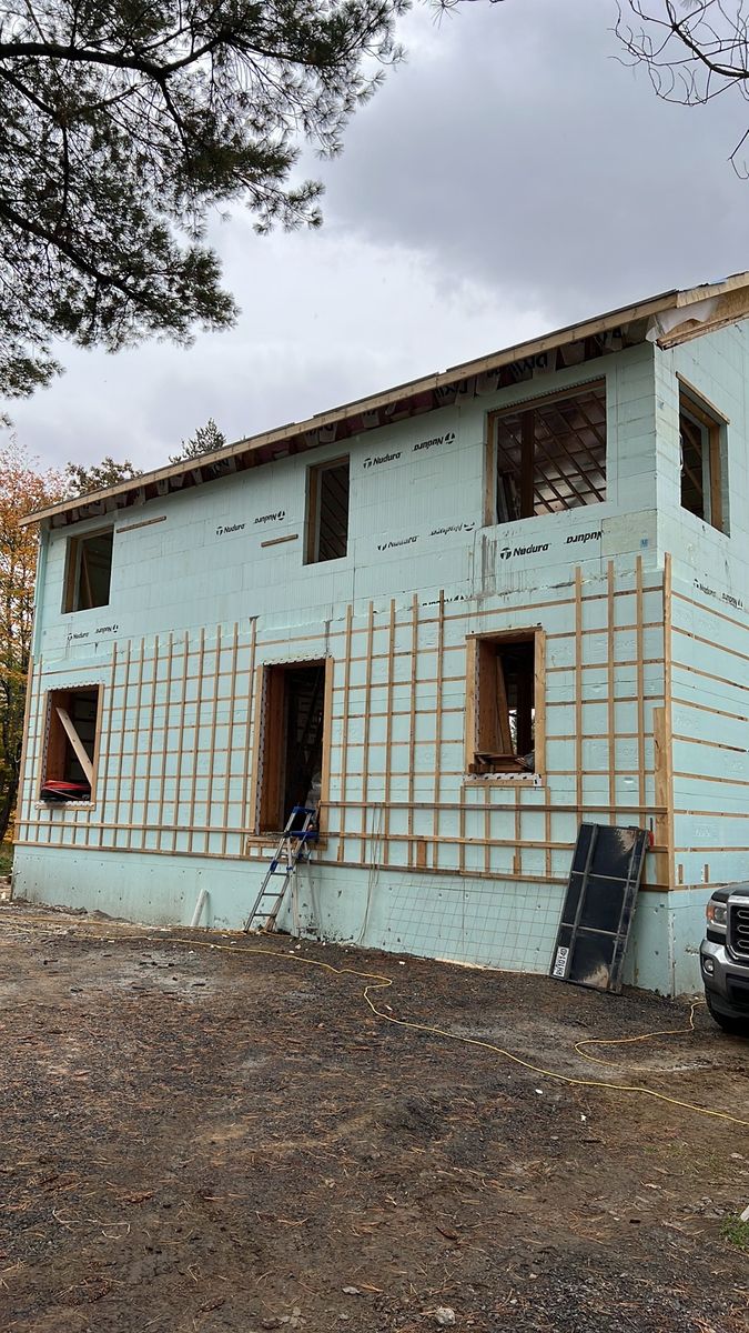 Travaux - Extérieur d'un projet de Maisons unifamiliales près de Québec/Lévis (Ville de Québec) de Groupe Habitech