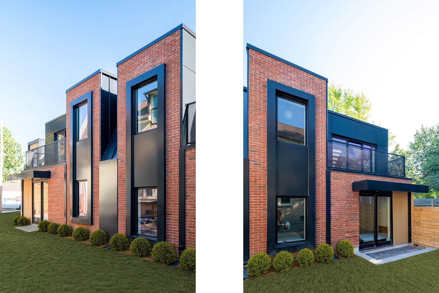 Finition extérieur d'un projet de Unités d'habitation accessoires (UHA) près de Toronto (Grand Toronto) de Lanescape Architecture Inc.