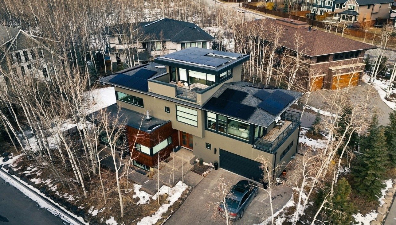  from a Photovoltaic Solar Panels project near Calgary by Lumi Renewables