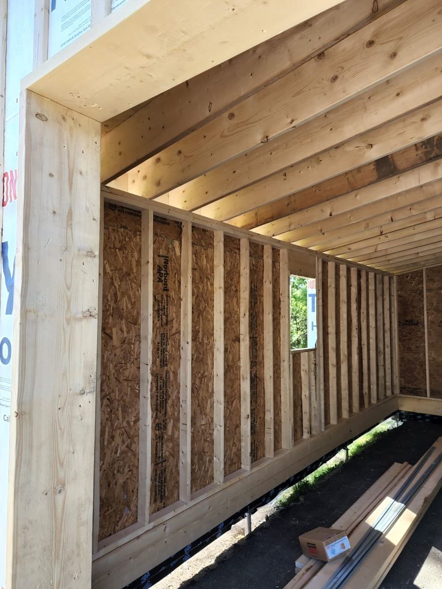 Wall Construction from a Garages project near Montreal (Greater Montreal) by J E Construction