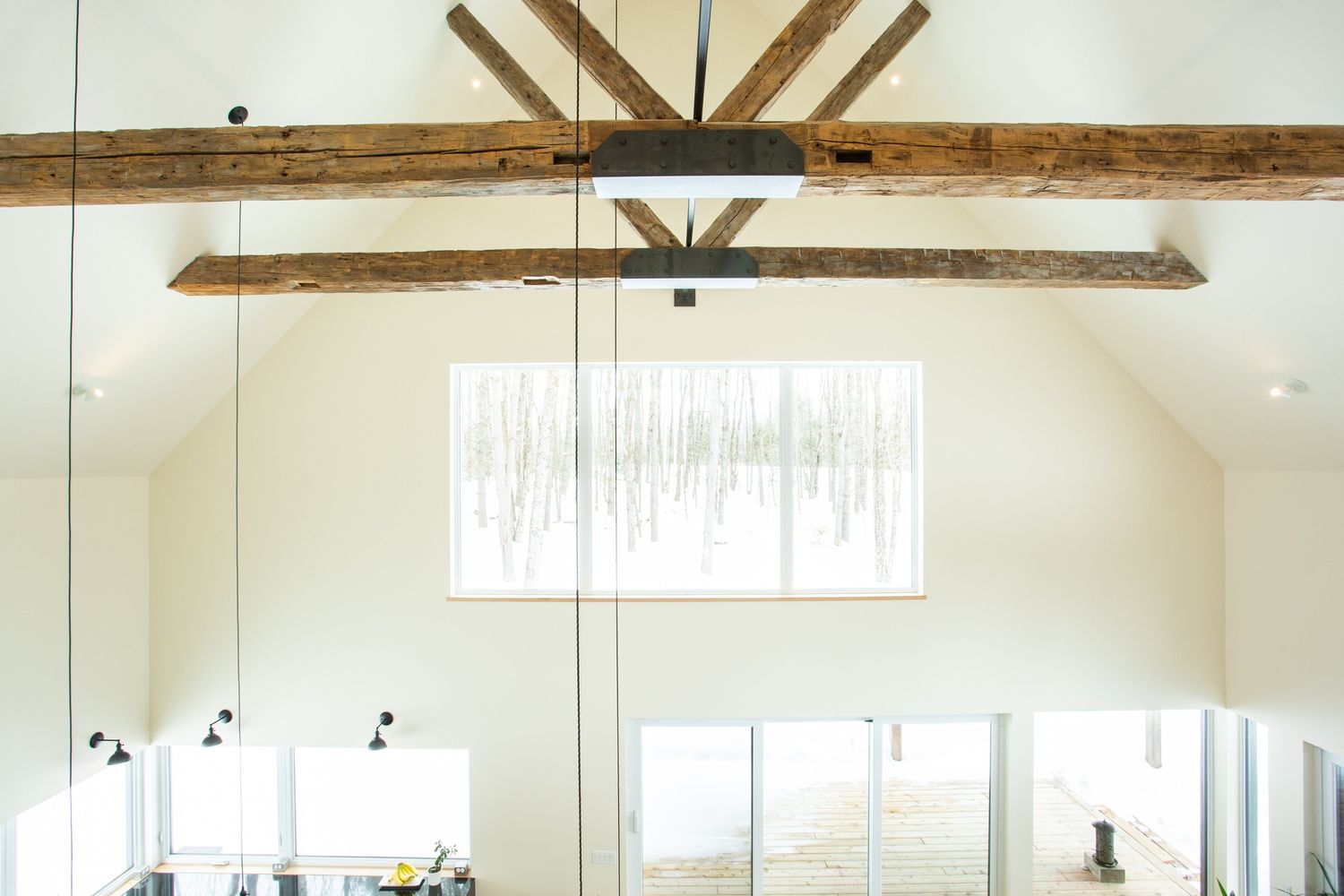 Living Room from a Single family homes project near Granby - Bromont - Cowansville by UrbanEco Construction
