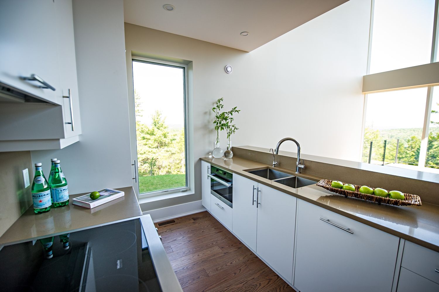 Kitchen from a Prefab and Modular Houses project near Halifax by Sawlor Built Homes