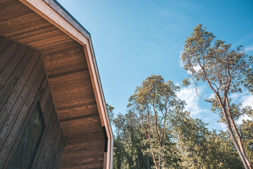 Exterior Finishes from a Prefab and Modular Houses project near Victoria by Blend Projects