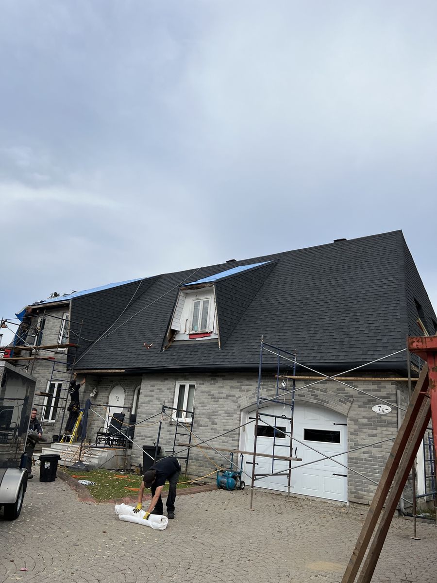 Travaux - Extérieur d'un projet de Maisons unifamiliales près de Québec/Lévis (Ville de Québec) de Groupe Habitech