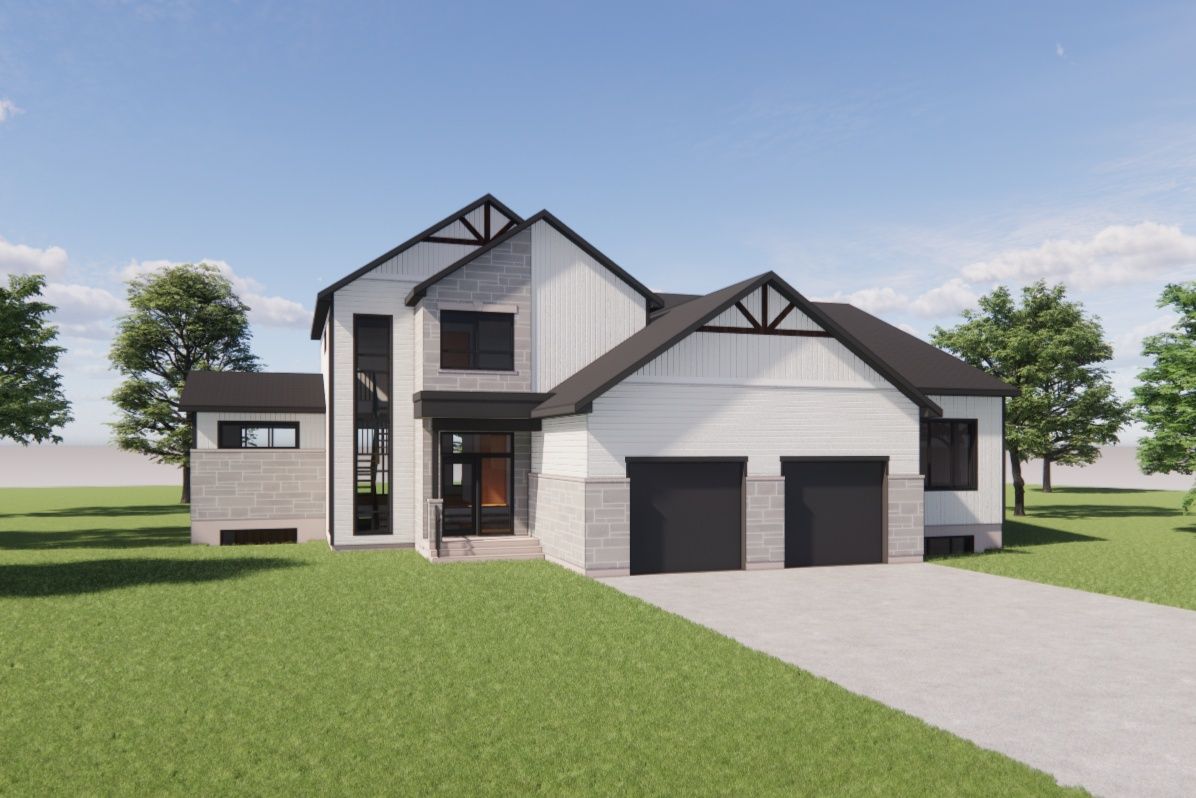 3D Rendering from a Single family homes project near Montreal (Greater Montreal) by E.L. Concept - Architecture et Design