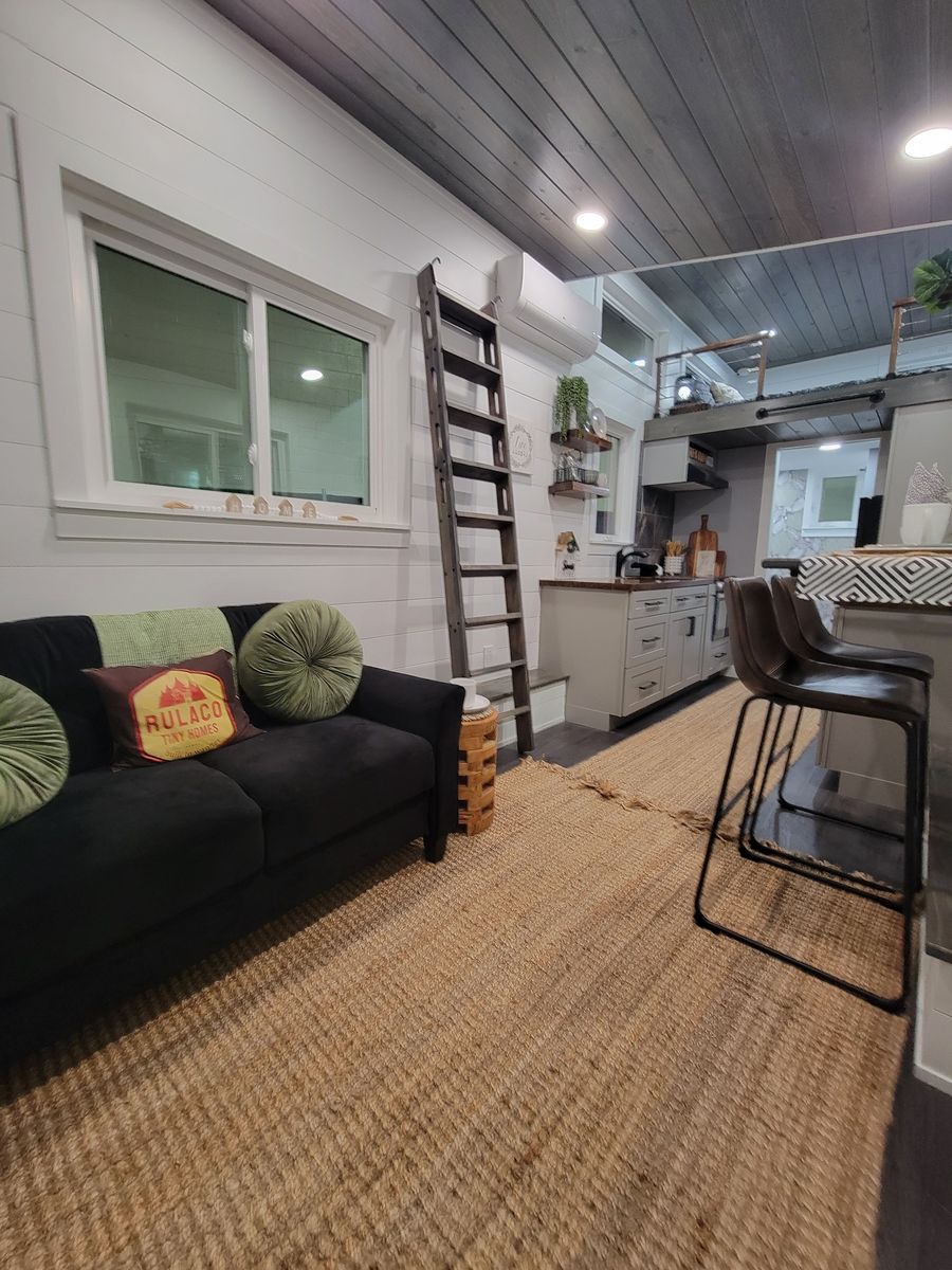 Living Room from a Tiny Houses project near Columbus by Rulaco Remodeling and Tiny Homes