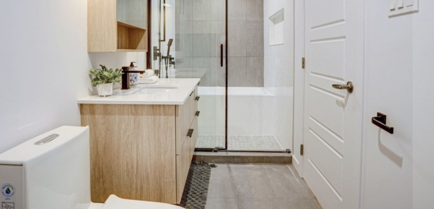 Bathroom from a Single family homes project near Montreal (Greater Montreal) by Métrise Construction