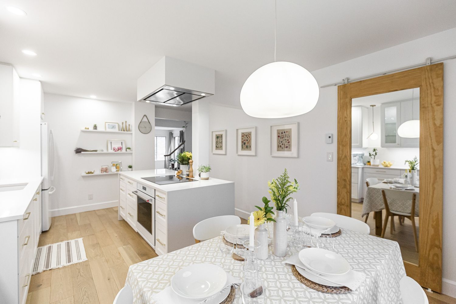 Dining Room from a Condos, apartments project near Montreal (Greater Montreal) by Mara Design