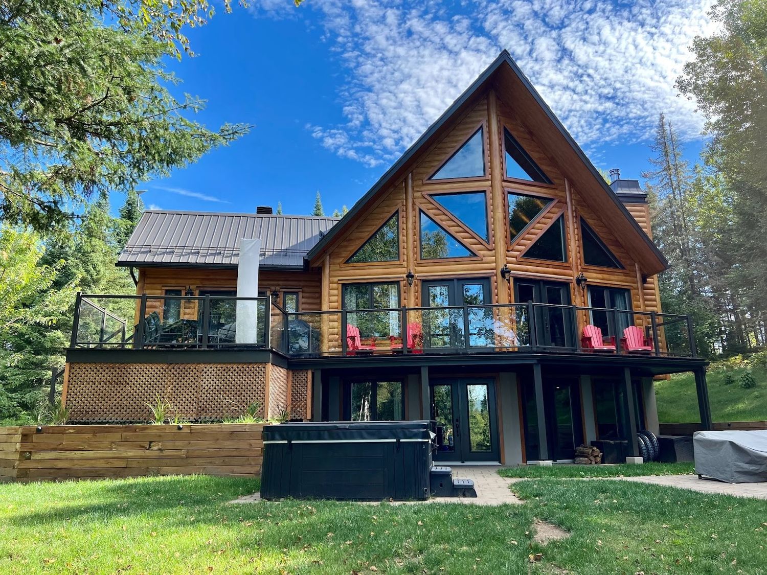 House Exterior from a Prefab and Modular Houses project near Joliette (Lanaudière) by Construction Youri Durand inc.