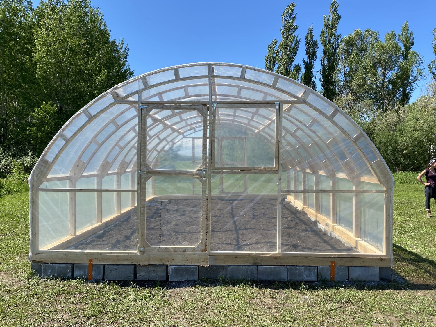 Greenhouse from a Greenhouses project near Rimouski (Bas-Saint-Laurent) by CAMM Construction