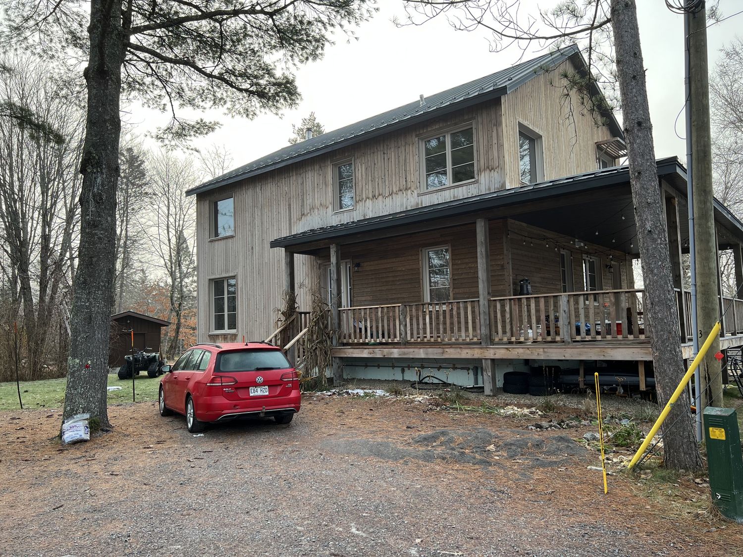 Finition extérieur d'un projet de Maisons unifamiliales près de Québec/Lévis (Ville de Québec) de Groupe Habitech