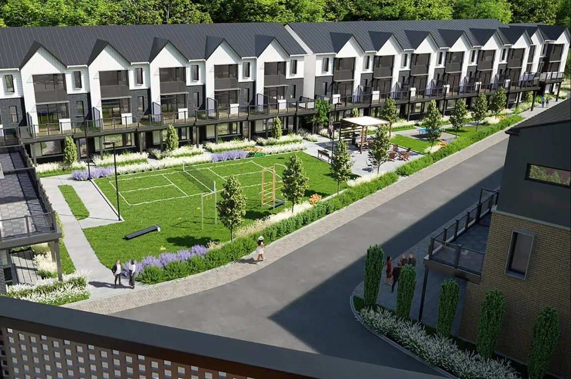 3D Rendering from a Multi-family and high-rise Buildings project near Barrie by Building Knowledge Canada Inc.