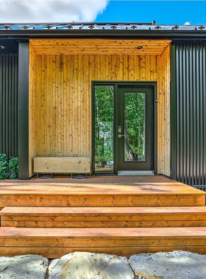 Porch from a Single family homes project near Sherbrooke (Estrie) by Belvedair